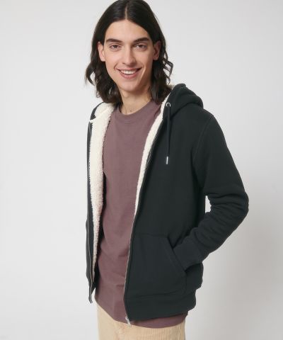 Stanley/Stella Unisex Hygger sherpa zip-through sweatshirt (STSU956)