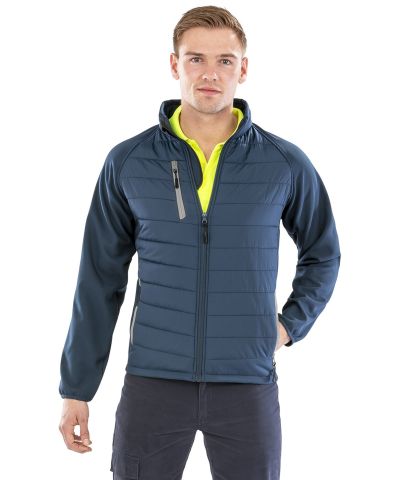 Result Recycled Compass padded softshell jacket