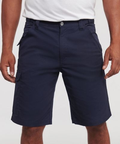 Russell Athletic Polycotton twill workwear shorts