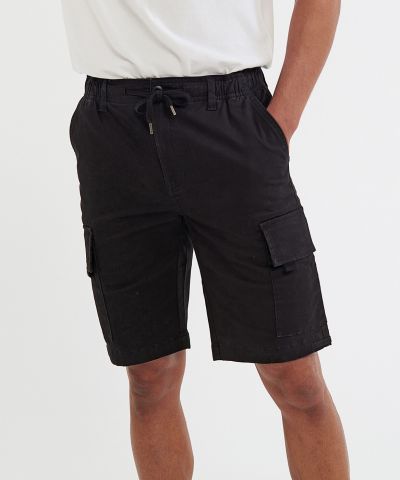 Wombat Men’s drawstring cargo utility shorts