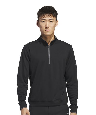 adidas® UPF lightweight quarter-zip pullover