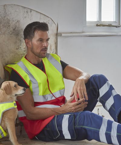 Yoko Hi-vis two-tone waistcoat (HVW122)
