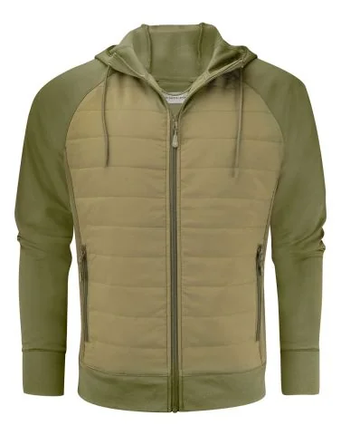 James Harvest Keyport Full Zip Hooded Hybrid Jacket