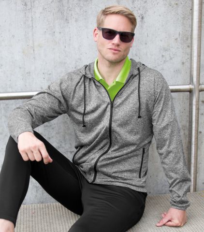 SPIRO FITNESS Men's Hooded Tee-Jacket
