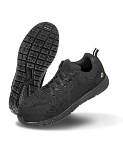 Recycled safety trainers