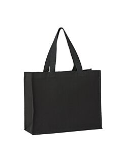 Recycled premium canvas stand-up shopper