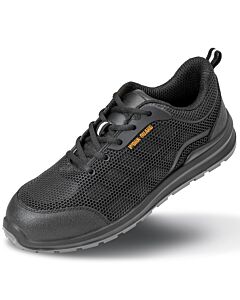 All-black safety trainer