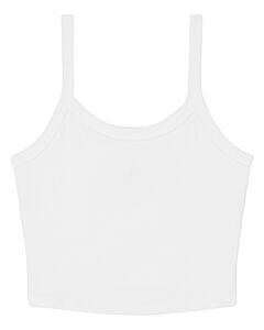 Women’s micro rib spaghetti strap tank