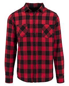 Checked flannel shirt