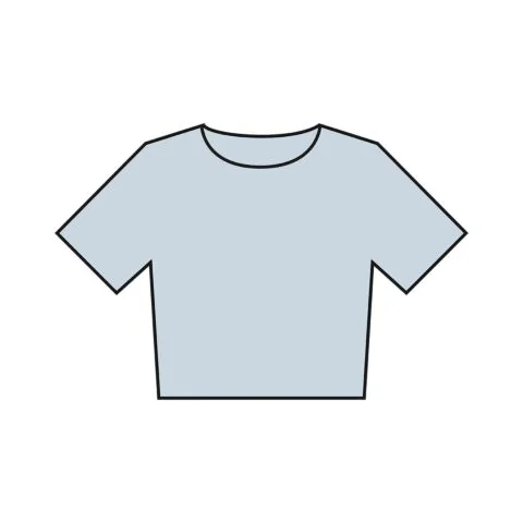Women’s heavyweight washed cropped tee
