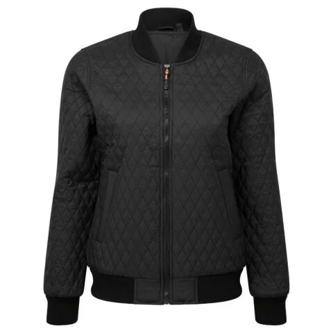 Women's quilted flight jacket