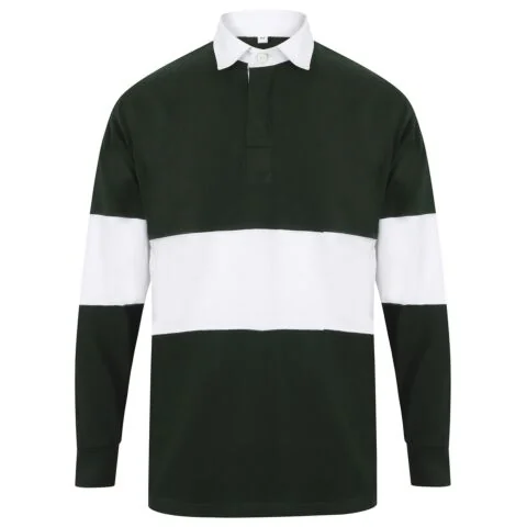 Panelled rugby shirt