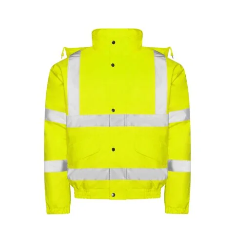 High visibility bomber jacket