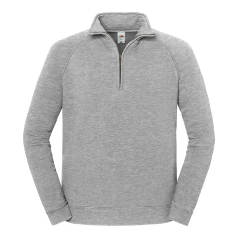 Iconic premium zip-neck sweat
