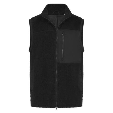 Recycled sherpa gilet
