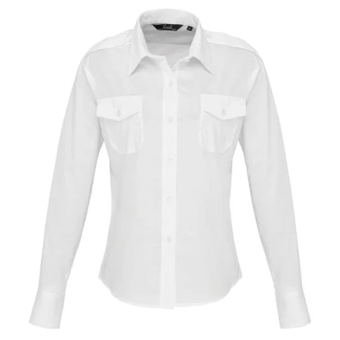 Women's long sleeve pilot shirt