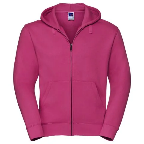 Authentic zipped hooded sweat