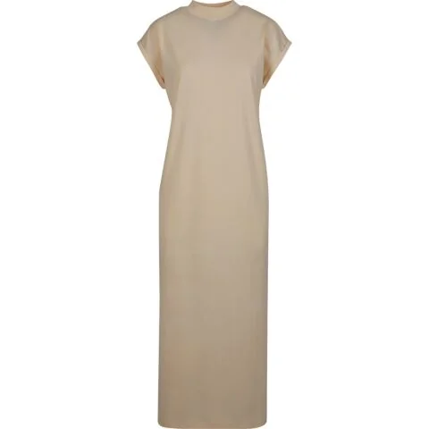 Women’s long extended shoulder dress
