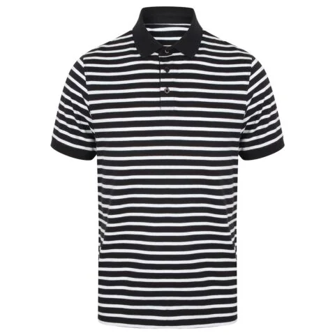 Striped Jersey polo shirt