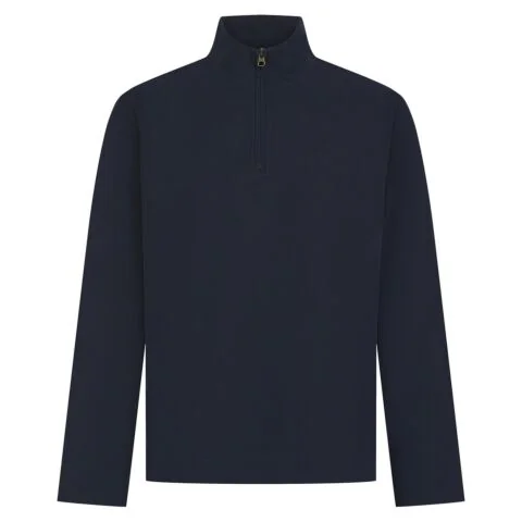 Premium piqué 1/4-zip top