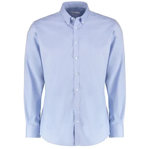 Stretch Oxford shirt long-sleeved