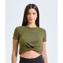 Women's TriDri® twist crop top