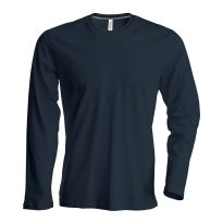 Kariban Men's long-sleeved crew neck T-shirt