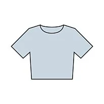 Women’s heavyweight washed cropped tee