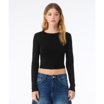 Bella Canvas Women’s micro rib long sleeve baby t-shirt