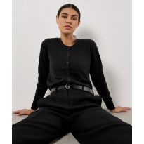 Kustom Kit Women's Arundel crew neck cardigan long sleeve (classic fit)