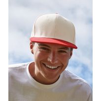 Beechfield Contrast flat peak 6-panel cap