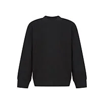 Kids sustainable fashion curved hem sweatshirt