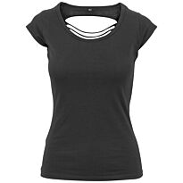 Women's back cut tee