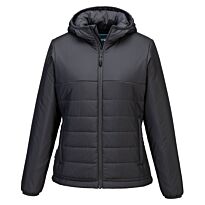 Women’s professional hooded insulated baffle jacket
