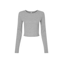 Bella Women's Micro Rib Long Sleeve Tee