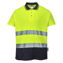 Portwest Two-tone cotton Comfort polo (S174)