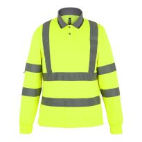 Regatta High Visibility Hi-vis Pro contract long sleeve polo