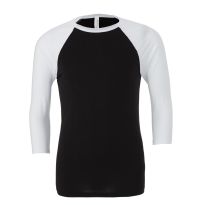 Bella Canvas Unisex 3/4 Sleeve Baseball Tee