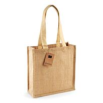 Jute compact tote