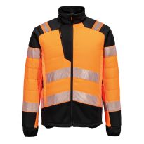 Portwest PW3 Hi-vis hybrid baffle jacket (T170)