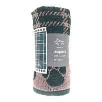 Jumbo terry jacquard dog towel