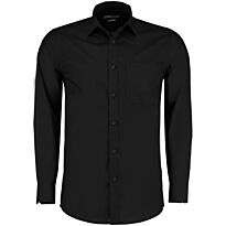 Poplin shirt long-sleeved