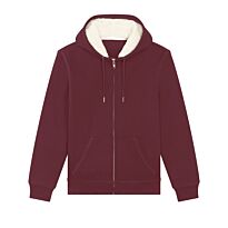 Unisex Hygger sherpa zip-through sweatshirt