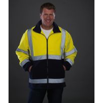 Yoko Hi-vis heavyweight fleece jacket (HVK08)