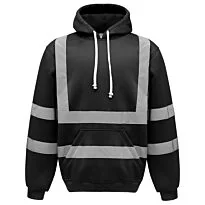 Hi-vis pull-over hoodie