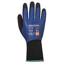Cold 13 Latex aqua gloves