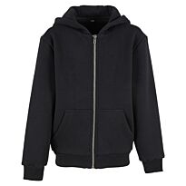 Kids fluffy zip hoodie