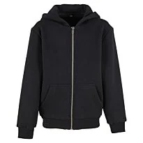 Kids fluffy zip hoodie