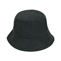 Bucket hat with metal eyelets