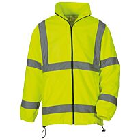 Hi-vis heavyweight fleece jacket